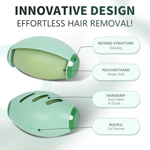 Reusable Lint Roller for Pet Hair, Extra Sticky Lint Roller for Clothes, Portable Washable Mini Lint Roller, ForestGreen-MediumAquamarine, 2.539in*3.9in
