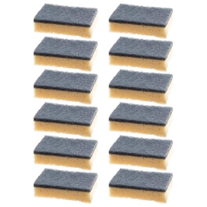 DOITOOL 12pcs Dual-Sided Kitchen Cleaning Sponges Set Non-Scratch Dish Washing Scrubber for Household Multi-Purpose Use