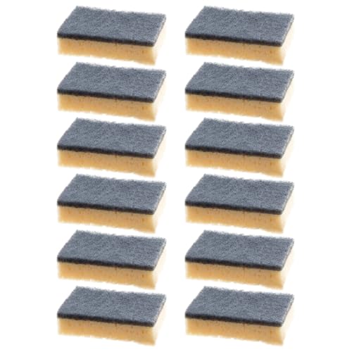 DOITOOL 12pcs Dual-Sided Kitchen Cleaning Sponges Set Non-Scratch Dish Washing Scrubber for Household Multi-Purpose Use