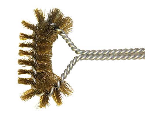 Deep Fryer Basket Cleaning Brush – High-Temp Commercial Kitchen Tool - Heavy Duty Brass Bristles - Heat Resistant to 750F for Food Debris - Deep Fryer Cleaner - Made in USA by FryOilSaver Co. B51C - style: Basket