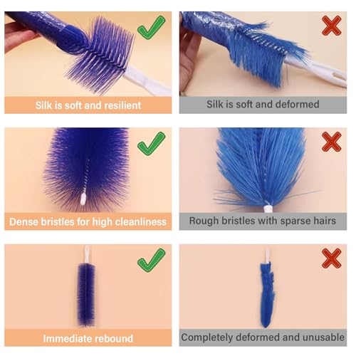 Fan Cleaner 2Pcs 15" Bendable Fan Duster Thick & Soft Head Cobweb Duster Reusable Ceiling Cleaner Multi-Function Dirt Remover for Air Condition Vents
