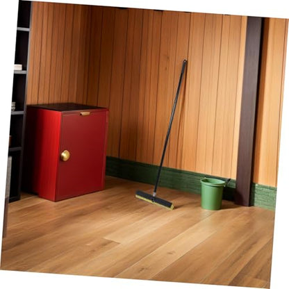 Ciieeo Outdoor Floor Scrub Brush 80cm Aluminum Alloy Handle Patio Deck Sweeper Broom for Driveway Sidewalk Garage Cleaning