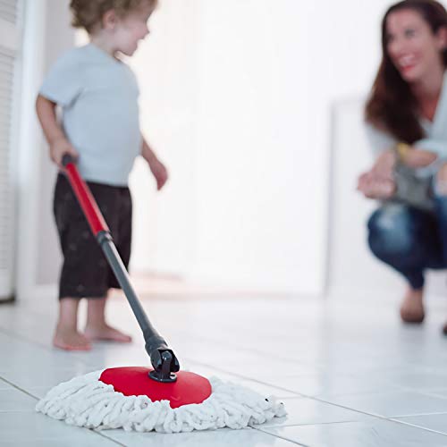4 Pack Spin Mop Replacement Heads Mop Refills Microfiber Mop Replace Heads Safe for All Hard-surfaced Floors - size: 4 Pack Mop Replace Heads