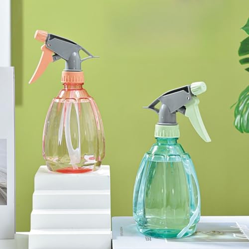 Adjustable Nozzle Plastic Watering Can – Manual Pressure Sprayer for Gardening, Disinfection, & Plant Care – Lightweight Design for Home Cleaning & Care (Red) - color: Red