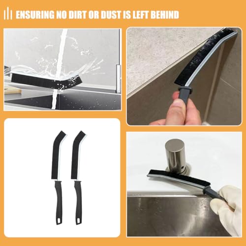 5pcs Hard Bristle Crevice Cleaning Brush Kitchen Tile Grout Sink Brush for Bathroom Household Narrow Gap Dust Removal Tool