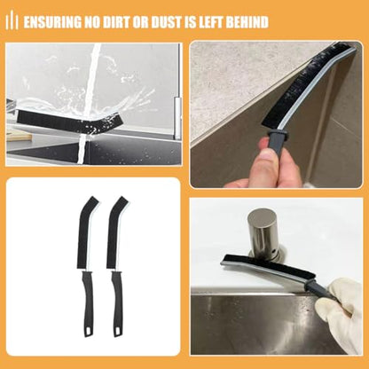 5pcs Hard Bristle Crevice Cleaning Brush Kitchen Tile Grout Sink Brush for Bathroom Household Narrow Gap Dust Removal Tool