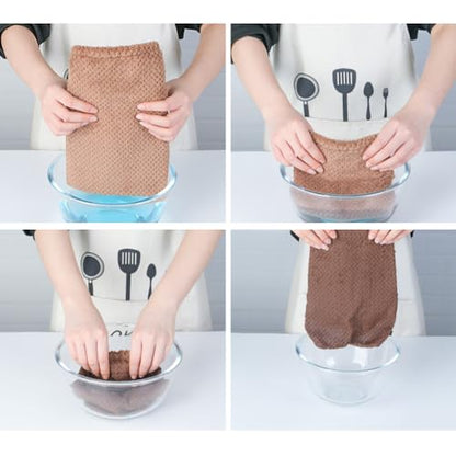 Healeved Reusable Broom Cover Cleaning Cloth for Sweeping Dust Hair and Water Stains Washable Floor Cleaning Tool for Home Hotel Restaurant Durable Replacement Mop Pad