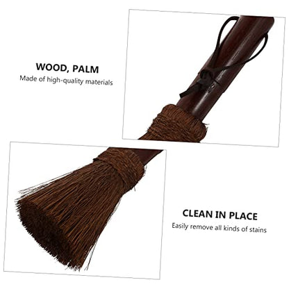 Natural Palm Brush for Kitchen Cleaning Dish Brush Stiff Bristles for Pots and Pans for Heavy-Duty Scrubbing