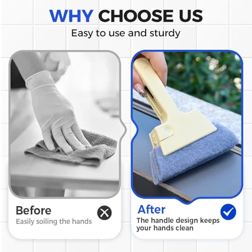 Magic Window Track Cleaner, 2025 New Magic Window Cleaning Brushes, Window Groove Cleaning Brush Tools Set, Hand-held Crevice Cleaning Brush for Window Slides and Gaps (Mix2) - color: Mix2