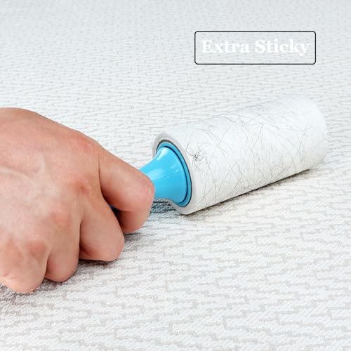 4 inch Lint Roller Refills for Evercare PetLovers Fedicelly Albatross and More Lint Rollers, Extra Sticky 90 Sheets per Refill, Pack of 4 Rolls, 360 Sheets Total (1 1/2 inch Inside Diameter) - size: Inside Dia. 1 1/2 inch