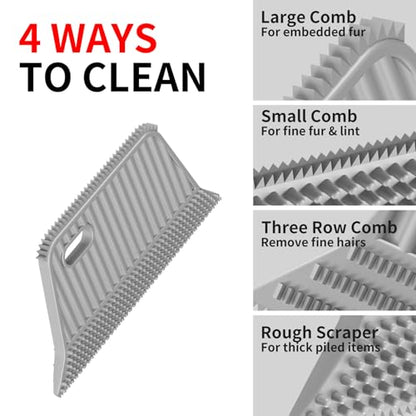 Pet Hair Removal Tool,Pet Hair Remover, Dog and Cat Hair Remover,Lint Remover 3-Pack,Lint Brush,Fabric Shaver for Carpets,Car Cushions,Sofas,Pet Beds,Furniture & Rug - color: Blue With Black