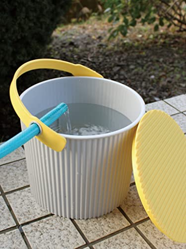 Yawata Kasei 228349 Omniutti Bucket with Lid, Blue, LL, 7.1 gal (20 L), Sceltevie omnioutil Scandinavian - color: Blue, style: LL Size: 6.5 gal (20 L)