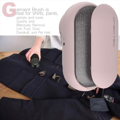 Rechargeable Fabric Shaver, Magictec Lint Remover Sweater Defuzzer Lints Fuzzs Pills Pilling Trimmer for Clothes and Furniture -Battery Operated (Donut) - color: Donut