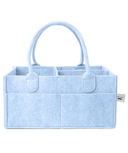 Mr. Pen- Baby Diaper Caddy Organizer, Sky Bliss | Nursery Storage Bin and Car Organizer for Diapers and Baby Wipes - color: Sky Bliss, size: 1 Pack, Regular