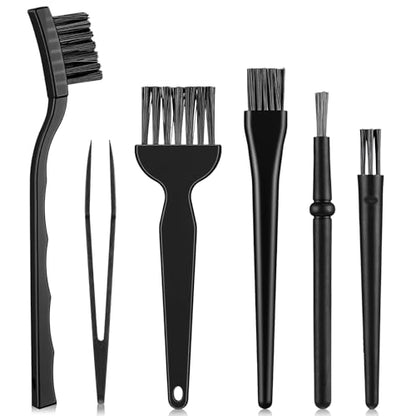6 Pcs Small Cleaning Brushes for Tight Spaces Mini Electronics Cleaning Brush Household Parts Clean Accessories for Small Objects Humidifier Jewelry Keyboard Tool Kit