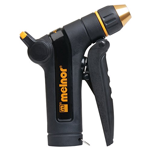 Melnor XT300; Heavy-Duty Metal Nozzle with Front Trigger; Flow Control; Adjustable Spray Nozzle Tip; 1 Pack - style: Adjustable Tip