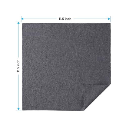 HOMEXCEL Grey Microfiber Cleaning Cloths, 20 Pack Cleaning Rags - Lint Free & Scratch-Free Microfiber Towels for Cars, House & Kitchen, Absorbent Cleaning Towels, 11.5 x 11.5 Inch - color: Grey
