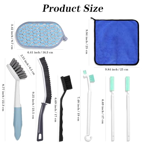 Air Fryer Cleaning Tools Kits, 9-Piece Airfryer Cleaner Brush Set, Air Fryer Accessories