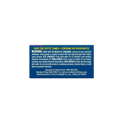 OxiClean Washing Machine Cleaner with Odor Blasters, 4 Count