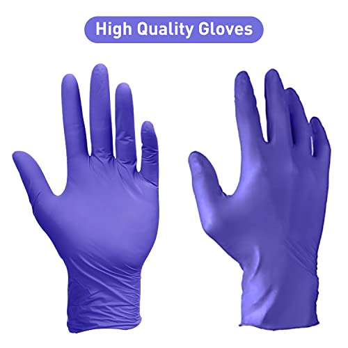 PElPU Nitrile Gloves, Disposable cleaning, Powder Free, Latex Free, Non-Sterile Protective Gloves - size: Small (Pack of 100)