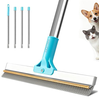 Carpet Rake for Pet Hair Removal Tool, 2 in 1 TPU and Copper Rake Teeth Uproot Clean Hair Remover with 63’’ Adjustable Long Handle,Cat & Dog for Carpets,Rugs, Mats (63’’ Handle) - size: 63in-1pcs-Rake