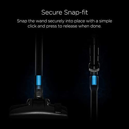 Eureka WhirlWind Bagless Canister 2.5L Vacuum Cleaner, Lightweight Vac for Carpets and Hard Floors, NEN110A, Blue - color: Blue
