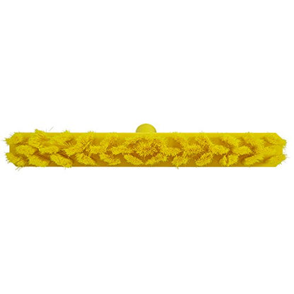 Vikan 15 1/4 in Sweep Face Broom Head, Soft, Synthetic, Yellow 31716-1 Each