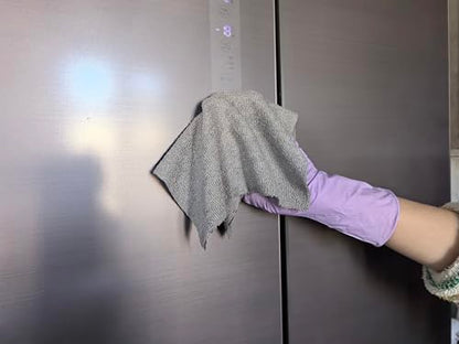 HOPESHINE Microfiber Cleaning Cloth Roll 50-Pack Reusable Paper Towels Washable for Cars Care Wash Supplies Kitchen Dish Rags House Window Cleaning Cloths Lint Free Tear Away Ultra Absorbent (Gray) - color: Gray