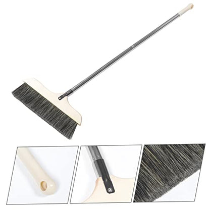 Healeved Detachable Hardwood Floor Broom Soft Bristles Lightweight for Kitchen Camping