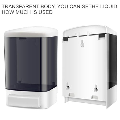 Soap Dispenser Wall Mount 1000ml (33.8oz)–Commercial Heavy-Duty Plastic Liquid Dispenser for Soap,Shampoo,Hand Sanitizer–Manual Pump for Bathroom, Kitchen,Restaurant,Hotel (4 pack-1000ml) - size: 4 pack-1000ml