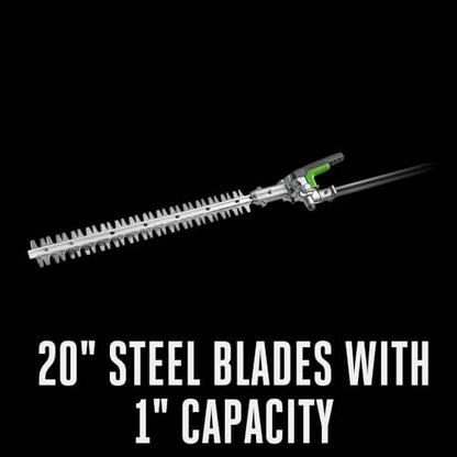 EGO HTA2020 20-Inch Carbon Fiber Hedge Trimmer Attachment for EGO 56-Volt Lithium-ion Multi Head System - size: Carbon Fiber Hedge Trimmer Attachment, style: Attachment