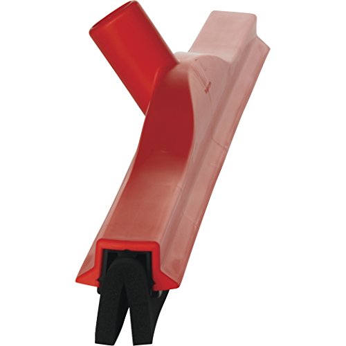 Vikan 77544 Squeegee,Fixed Head,Floor,24",PP/RB,Red - color: Red, size: 7754