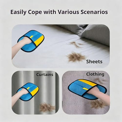 Purepath Hair Removal Glove, Pet Hair Removal Glove for Dogs & Cats Reusable Magic Brush Cat Hair Remover ,Pure Path Yomi Pet Hair Remover Glove Tool for Carpet,Clothes,Car Mats,Couch,Bed,Furniture