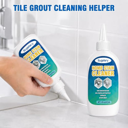 Sugelary Mold Stain Cleaner, 8 Fl oz All-Purpose Gel for Washing Machine Cleaner Front Loader Seal, Household Cleaner Gel for Bathroom Grout, Sink, Shower, Caulk, Washing Machine Cleaning Solution - size: 8 Fl Oz (Pack of 1)