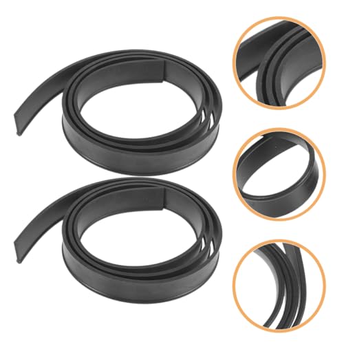 Glass Squeegee Replacement Strips 2pcs Stainless Steel Window Wiper Blade 105cm Sturdy Cleaning Squeegee for Shower Doors and Glass Surfaces