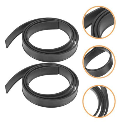 Glass Squeegee Replacement Strips 2pcs Stainless Steel Window Wiper Blade 105cm Sturdy Cleaning Squeegee for Shower Doors and Glass Surfaces