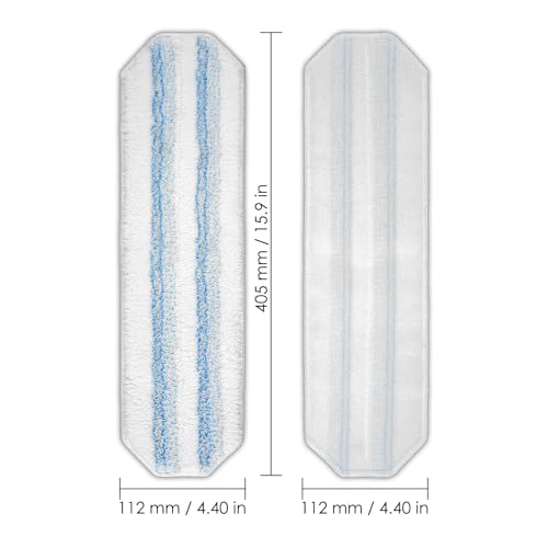 (5 Pack) H2prO Replacement Mop Pads Compatible with O-Cedar H2prO Mop, Microfiber Mop Head, Washable Mop Cloths, Mopping Pad, H2 Pro Mop Pad Refill Accessories
