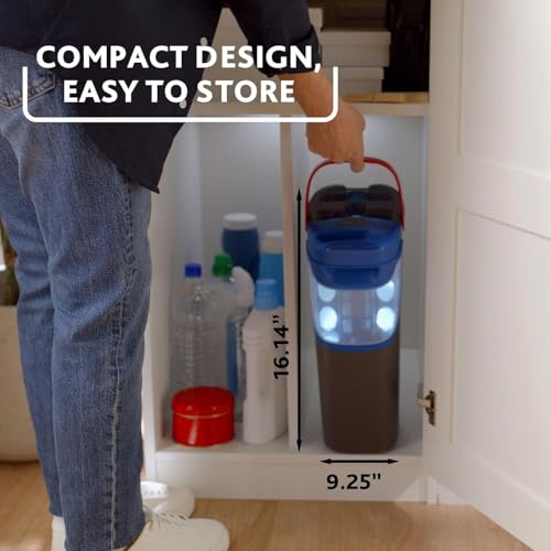 O-Cedar H2prO Flat Mop System with 2 Mop Head Refills | Quick Cleaning Tool | Clean with Clean Water | Machine Washable Reusable Microfiber Mop Pad | Safe on Wood Floors, Vinyl,Tile, Baseboards, Walls - size: H2prO + 2 Refills