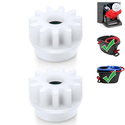 2 Pcs Spin Mop Bucket Replacement Gear Compatible with Ocedar Mop Bucket Pedal Only One Way Bearing Repair Parts - size: 2 Count (Pack of 1)