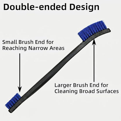 6 Pack Miaozhun Double-Ended Gun Cleaning Brush, 7 Inch Blue Nylon Bristle Brushes, Gun Cleaning Supplies Kit, All Purpose Crevice and Detail Cleaning Brushes - color: Blue Nylon Brush-6pack