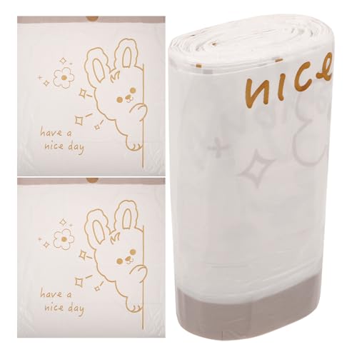 60pcs Drawstring Trash Bags Thickened Garbage Bags Large Capacity Kitchen Rubbish Portable Household Trash Pouches for Home and Restaurant Use