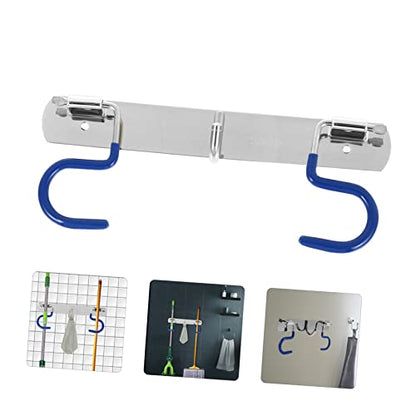 Cabilock Mop Holder Mop Steel S-type Hook Wall-mounted S-type Mop Hook Practical S-type Mop Hook Heavy-duty S-type Mop Hook S-type Mop Wall-mounted Hook S-type Mop Heavy-duty Hook - size: 24X9X2CM