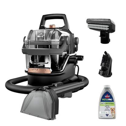 BISSELL Little Green HydroSteam Multi-Purpose Portable Carpet and Upholstery Cleaner, Car and Auto Detailer, 3618 - style: Little Green HydroSteam