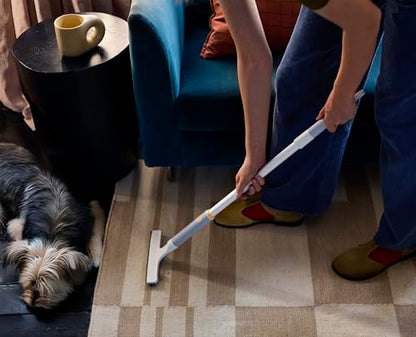 Joseph Joseph CleanTech Carpet Rake, 2-in-1 Manual Tool for Pet Hair & Deep Cleaning on Rugs and Carpet Edges - style: Carpet Rake