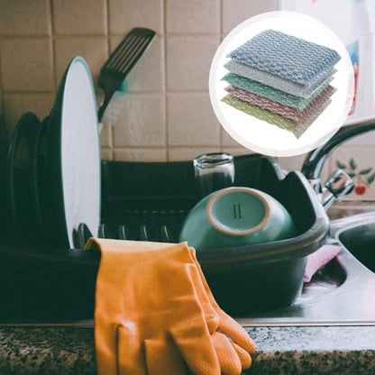 BESTYASH 20pcs Non-Scratch Kitchen Sponges Heavy-Duty Dish Scrubbers for Pots and Pans Multi-Functional Cleaning Pads for Household Use