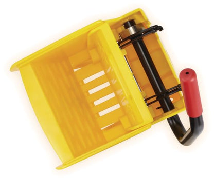 Rubbermaid Commercial Products WaveBrake 26 Qt. Side-Press Mop Bucket and Wringer Combo on Wheels, Yellow, for Professional/Industrial/Business Heavy-Duty Floor Cleaning/Mopping - size: 26 Qt