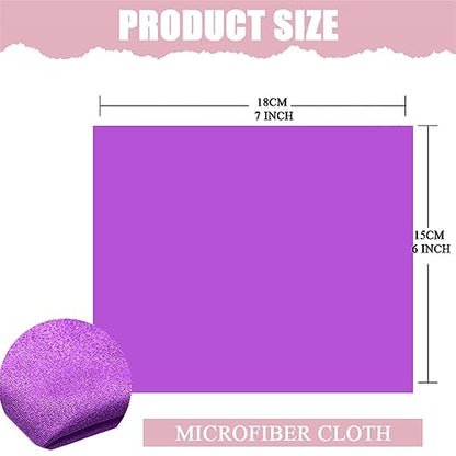 Microfiber Cleaning Cloth for Glasses, 30 Pack Ultra Fine Lens Cleaning Clothes for Screens Eyeglasses and Phones(6X7 INCH)
