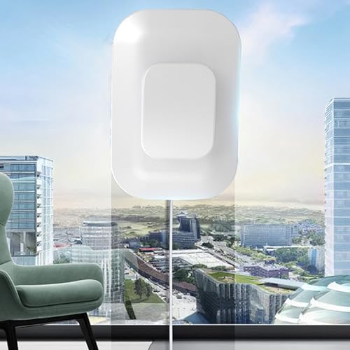 Magnetic Window Cleaner for High Rise Suitable for 3‑10MM Single‑Layer Glass,Double-Sided Window Cleaner Tool with Safety Rope