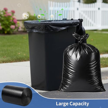 13 Gallon Multipurpose Tear-Resistant Trash Bags,Heavy Duty,Tastless and Black Garbage Bags(100 Count,60x80cm) - size: 1 Count (Pack of 100), style: 13Gallon(100Counts)Black