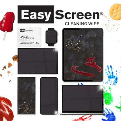 Easy Screen Cleaning Wipes, Electronic Screen Cleaning, Laptops, Monitors, Phone, Tablet, TV Screen Cleaning Wipe, 70 Wipes per Canister, Large 9"x 6" Durable Wipe - size: 1 Count (Pack of 70)